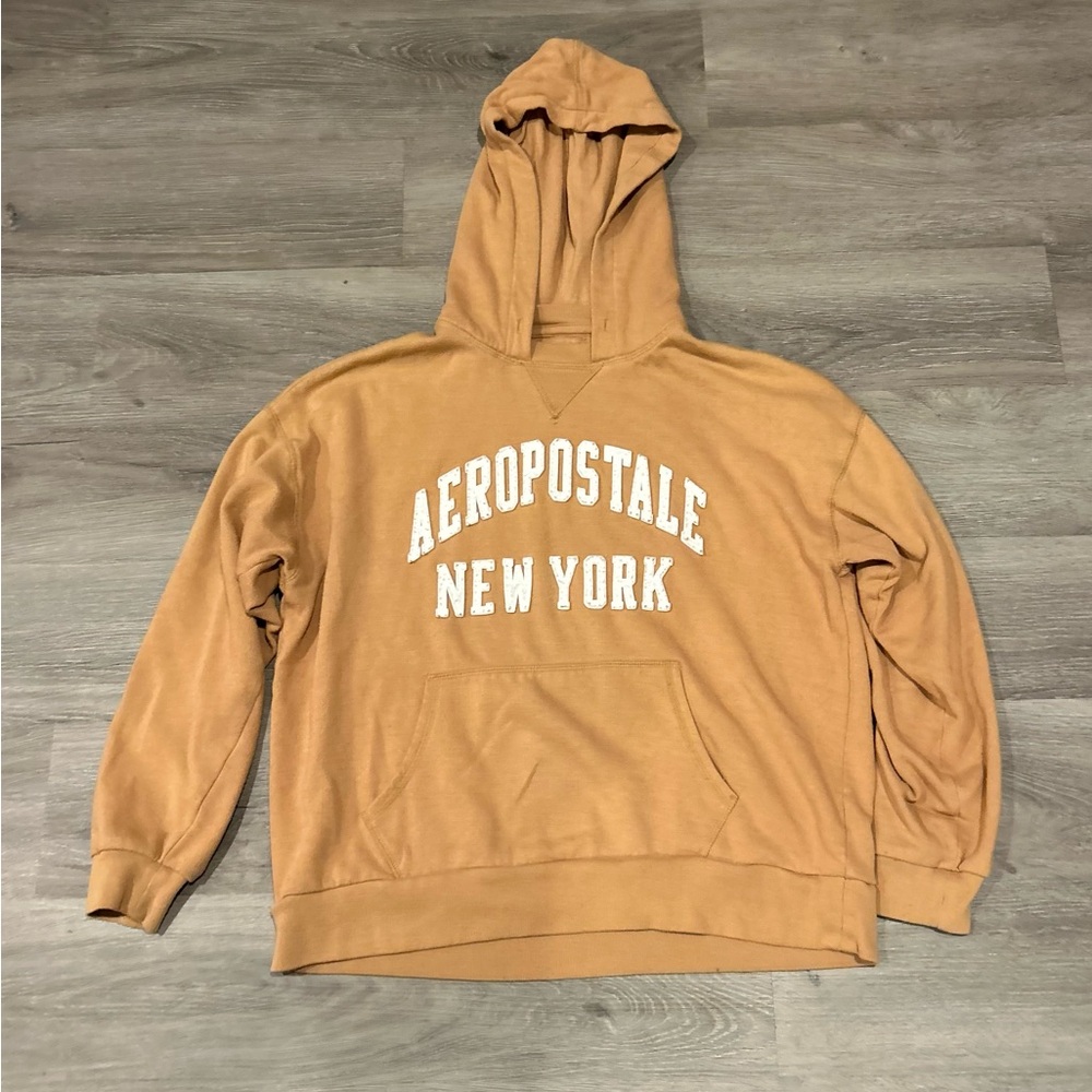 Aeropostale Women's Tan Hoodie Small